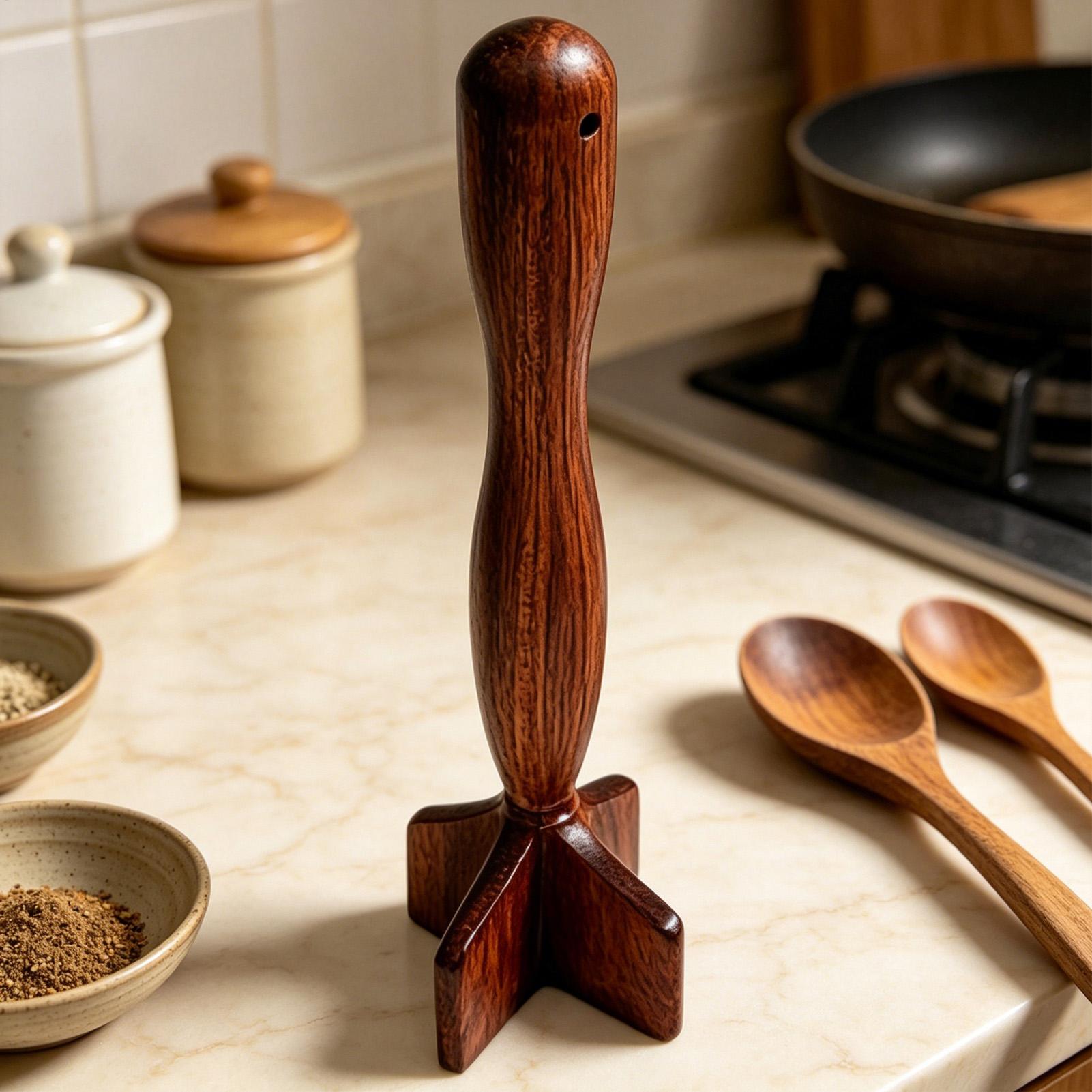 Wooden Meat Chopper Non-Scratc - Meal Prep Potatoes recension och pris