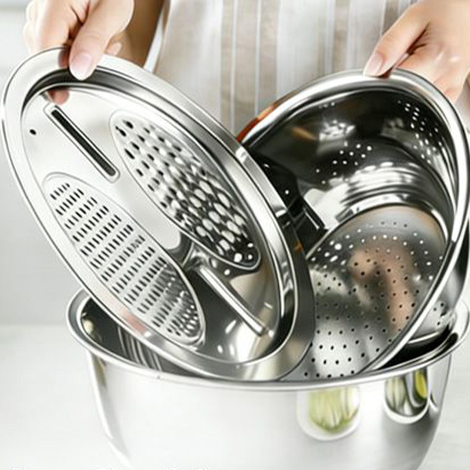 Stainless Steel Colander Strai - Meal Prep Pasta recension och pris