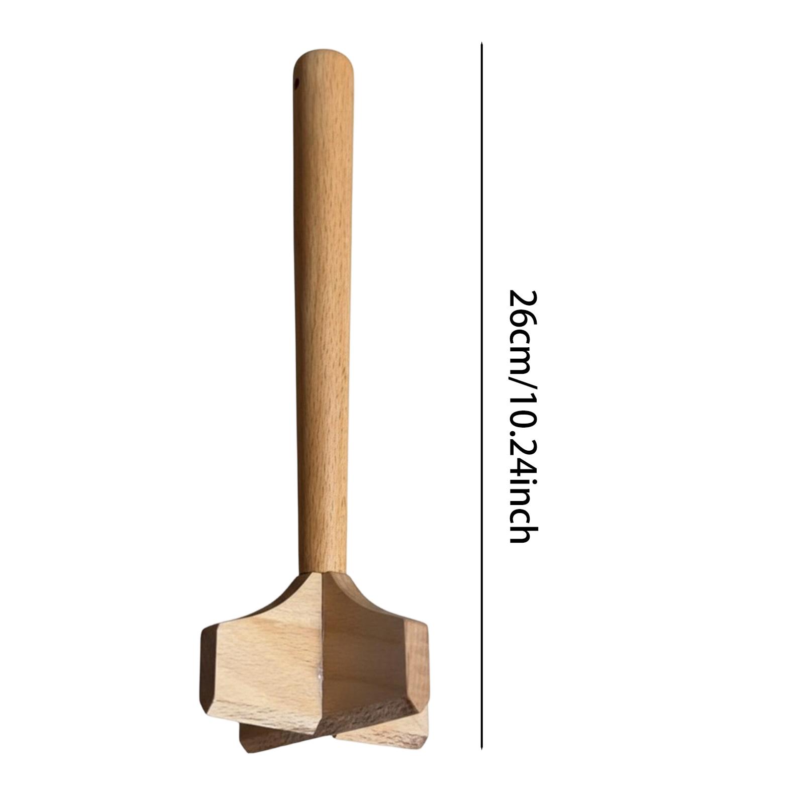 Premium Wood Potato Masher Eas - Meal Prep Potatoes recension och pris